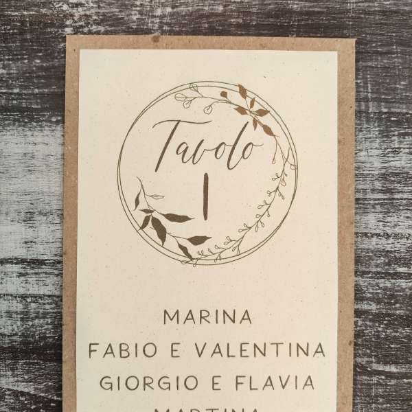 cartoncino tabelau